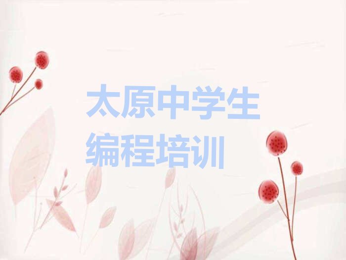 太原少儿编程培训学校