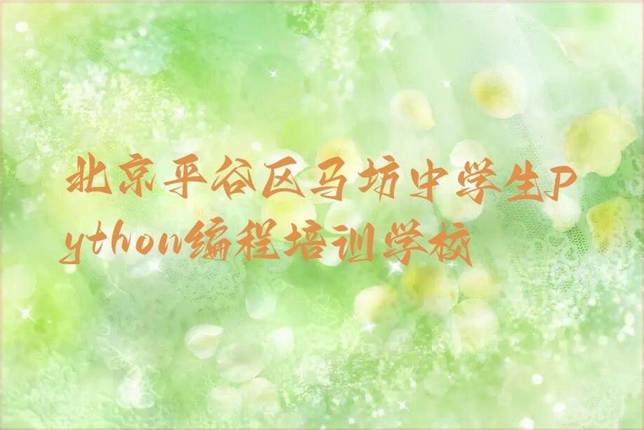 中学生Python编程