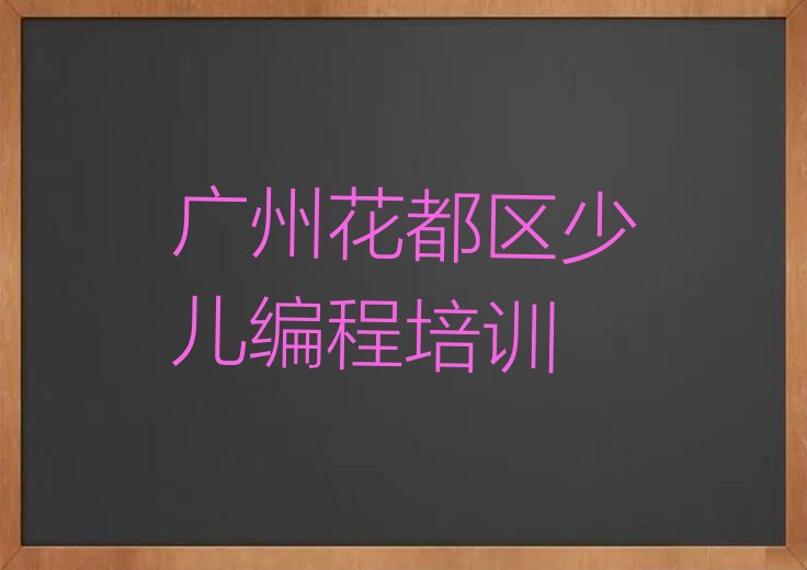 广州花都区少儿编程培训