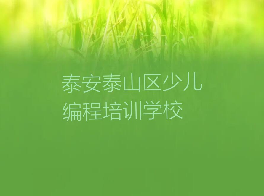 十大泰安泰山区正规的python辅导培训班有哪些-泰安泰山区学python选择哪些学校排行榜一览表排行榜