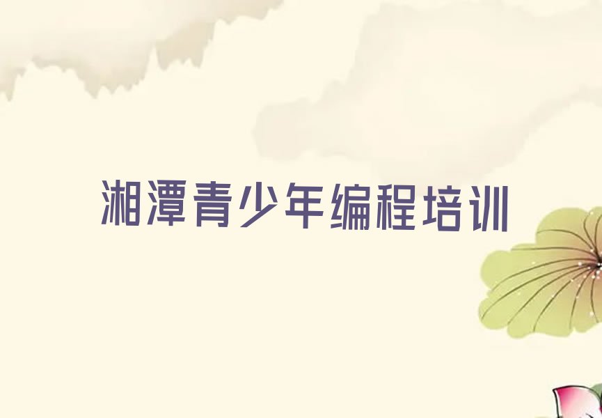 湘潭岳塘区青少年编程培训学校