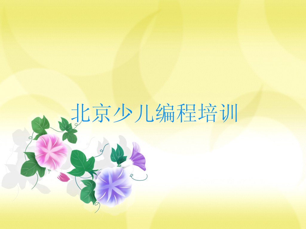 北京怀柔区喇叭沟门满族乡少儿编程培训学校
