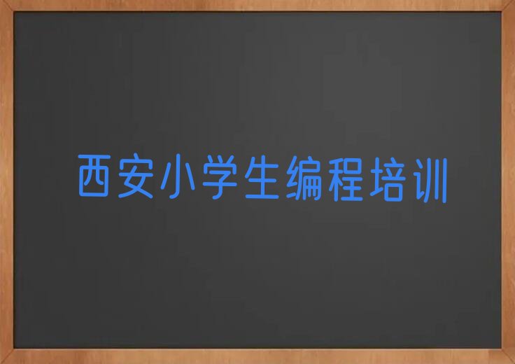 西安新城区少儿编程培训学校