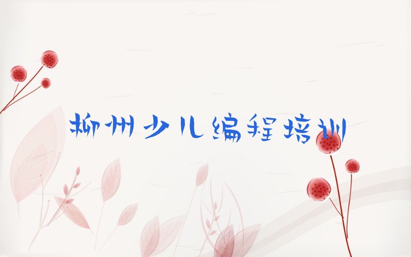 十大柳州沿江街道孩子编程哪里教的好人气口碑排行榜一览表排行榜