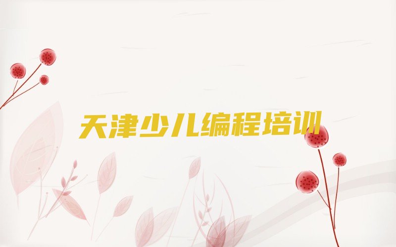 天津北辰区大张庄镇小儿编程培训学校
