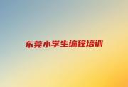 东莞小学生编程培训机构怎么选?口碑排名排行榜一览表