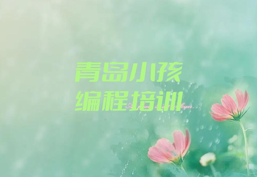 青岛即墨区少儿编程培训学校