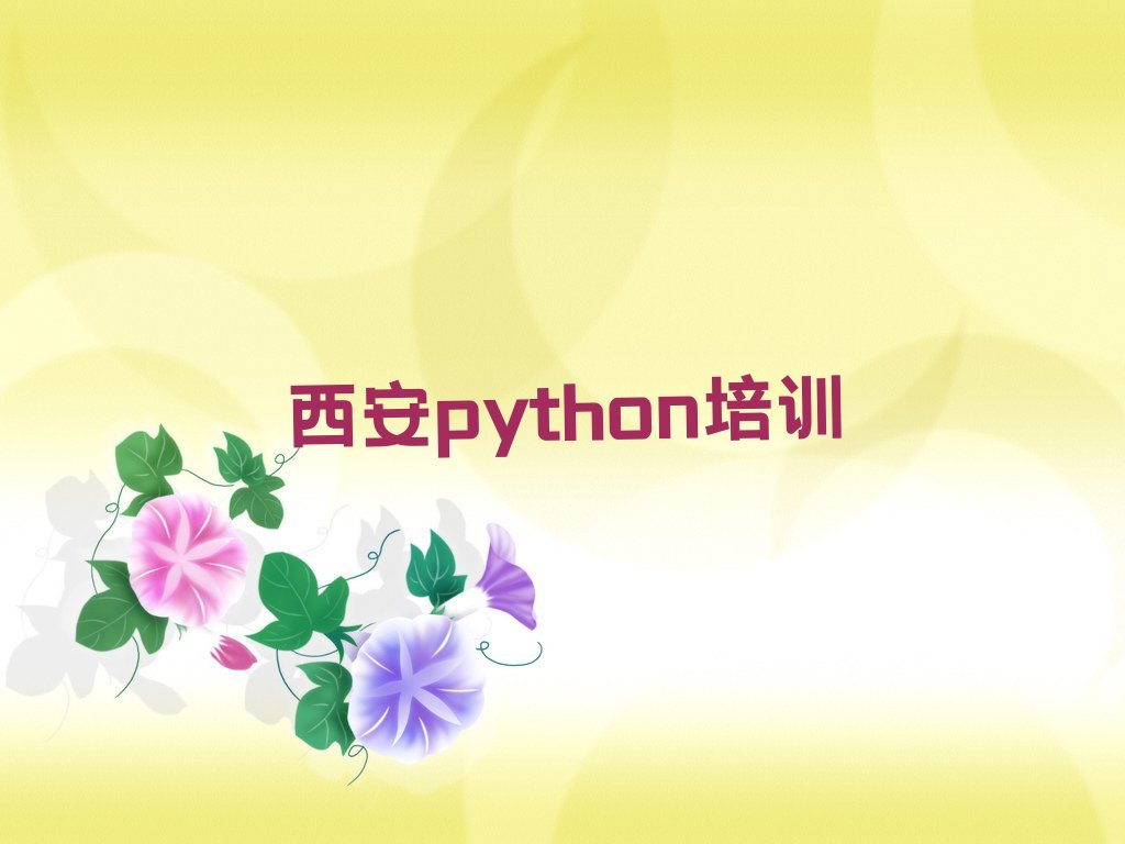 十大西安长安区python怎么找附近的python培训班排行榜