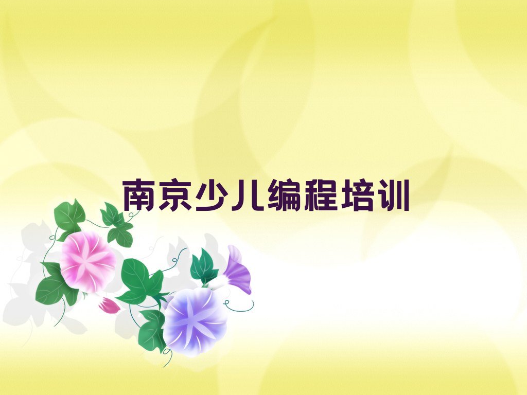 南京建邺区少儿编程培训学校