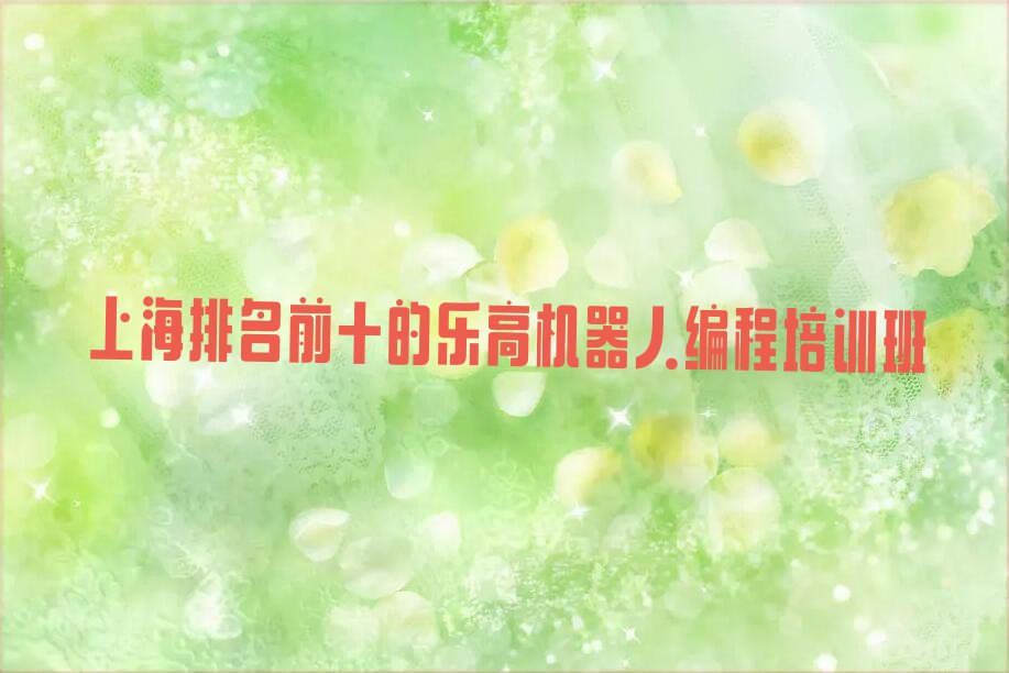 上海浦东新区泥城镇乐高机器人编程培训学校