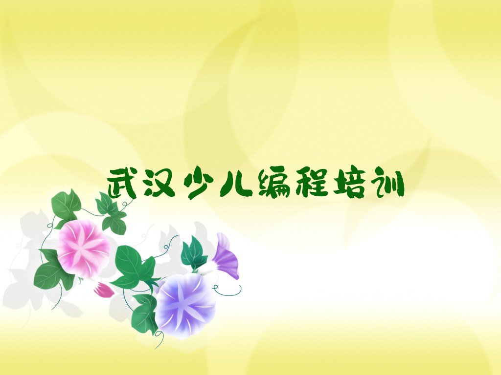 十大武汉江岸区孩子编程班榜单一览推荐排行榜排行榜