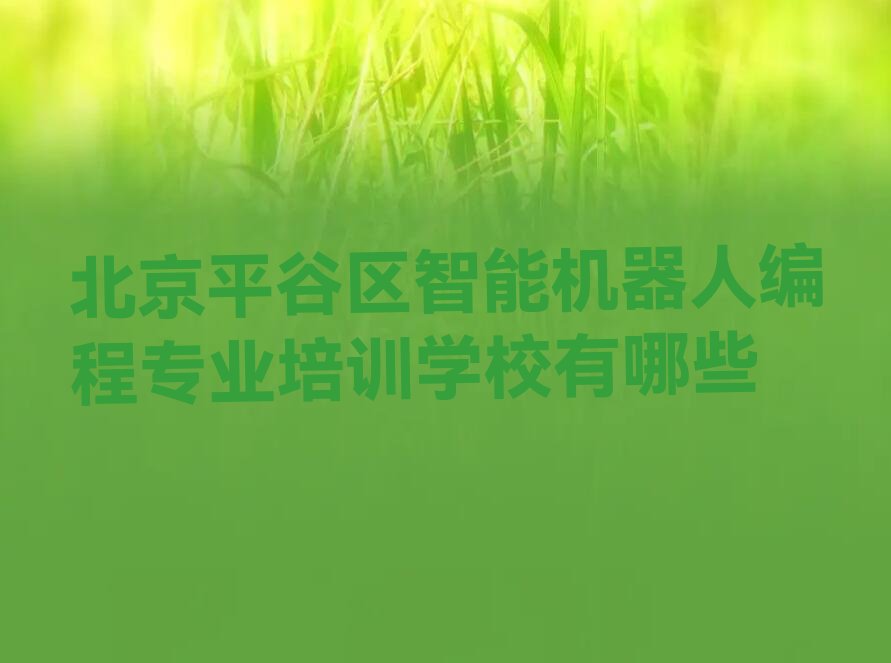 北京少儿编程培训