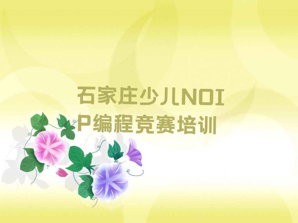 十大石家庄少儿NOIP编程竞赛培训学校榜单一览推荐排行榜排行榜