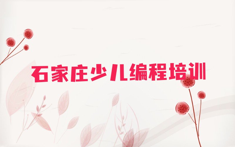 十大去哪个学校考石家庄少儿编程c++好排行榜