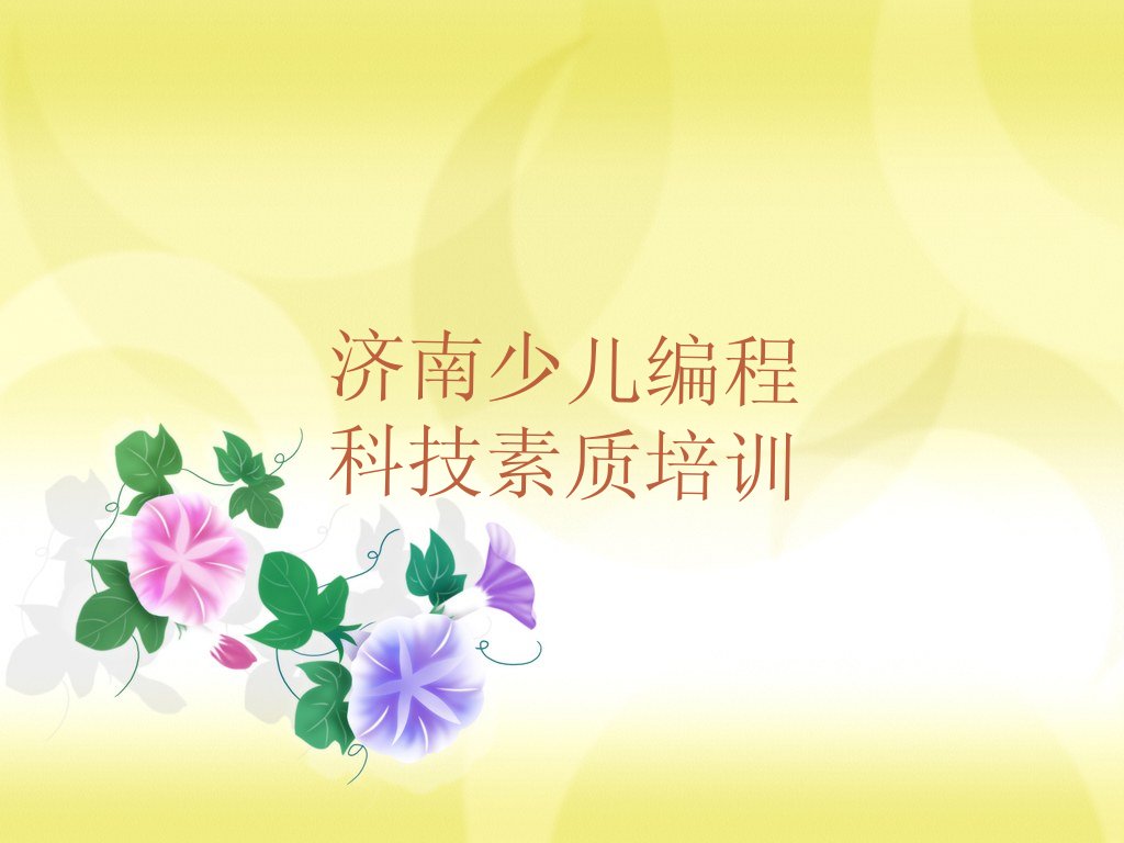 济南少儿编程培训中心