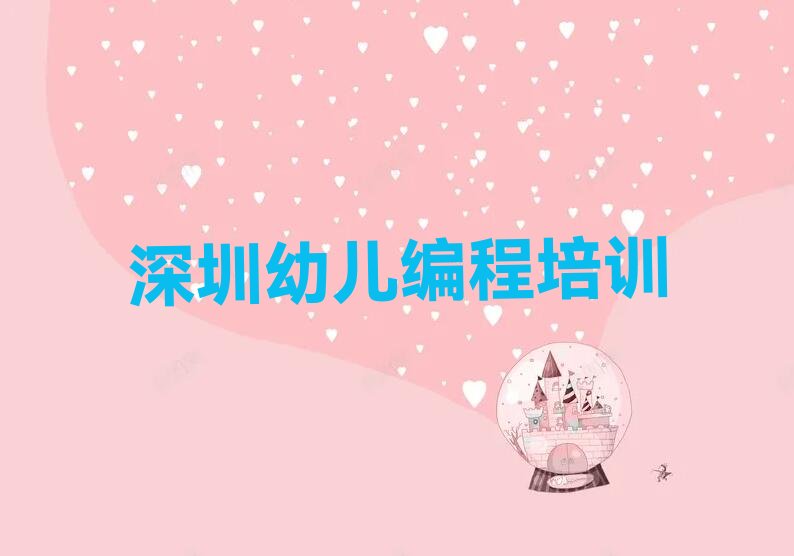 深圳盐田区少儿编程培训学校