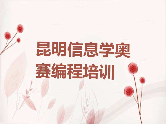 昆明少儿编程培训班
