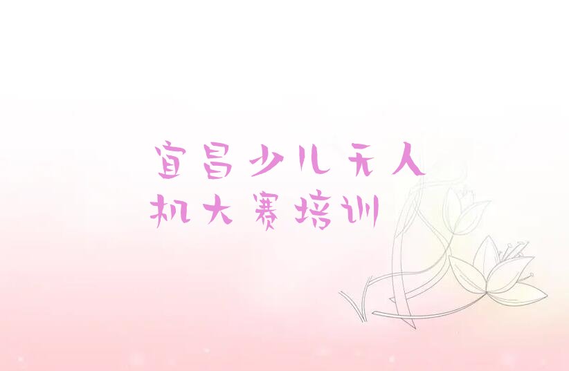 宜昌伍家岗区少儿编程培训