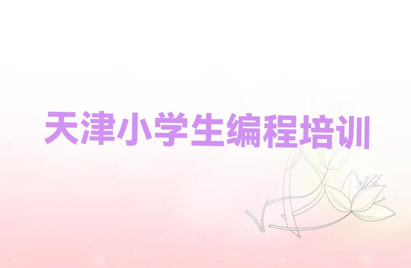 天津少儿编程培训学校