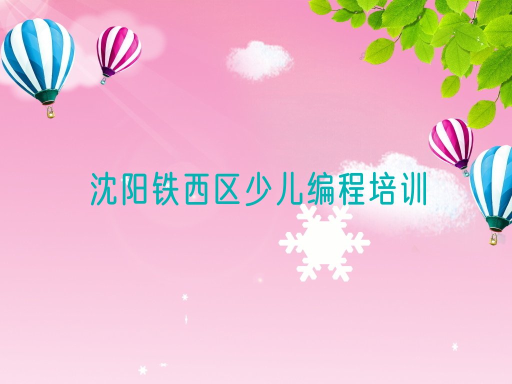 沈阳铁西区少儿编程培训