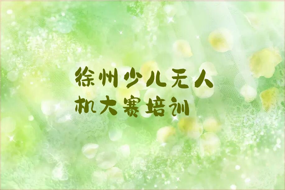 徐州铜山区张集街道少儿无人机大赛培训学校