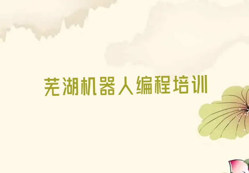芜湖少儿编程培训