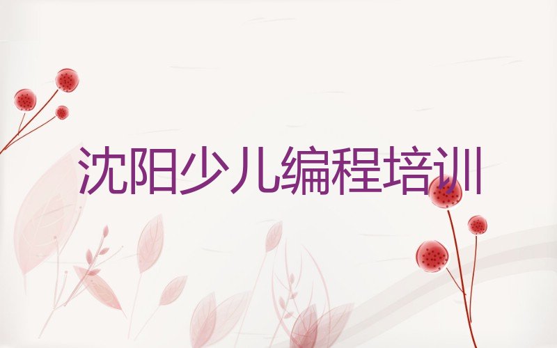 沈阳娃娃编程培训学校