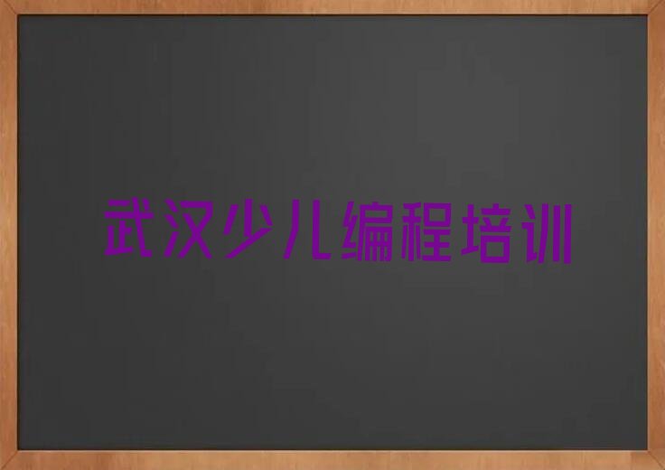 武汉硚口区少儿编程培训学校