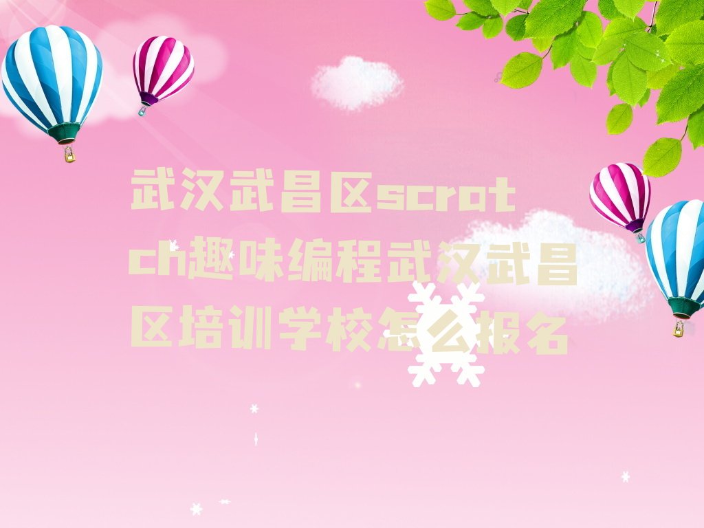 武汉武昌区少儿编程培训学校