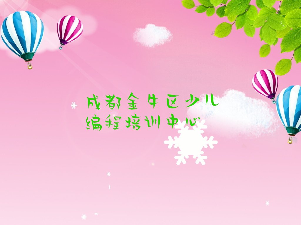 成都金牛区少儿编程培训中心