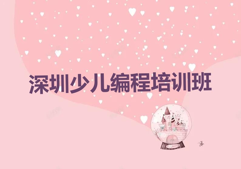 深圳少儿编程培训班