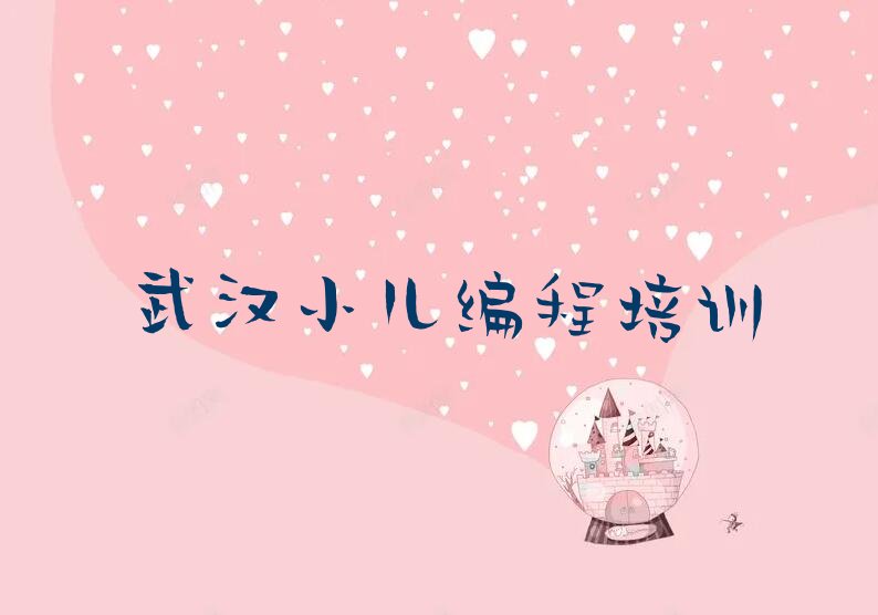 武汉江岸区小儿编程培训学校