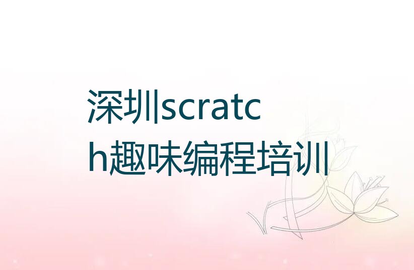 深圳少儿编程培训