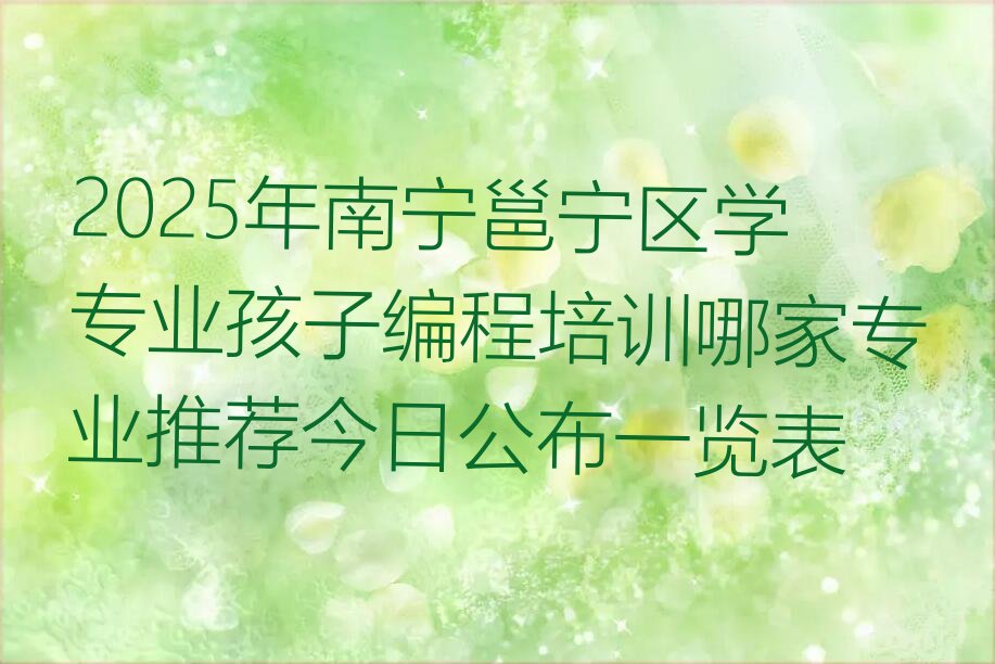 孩子编程