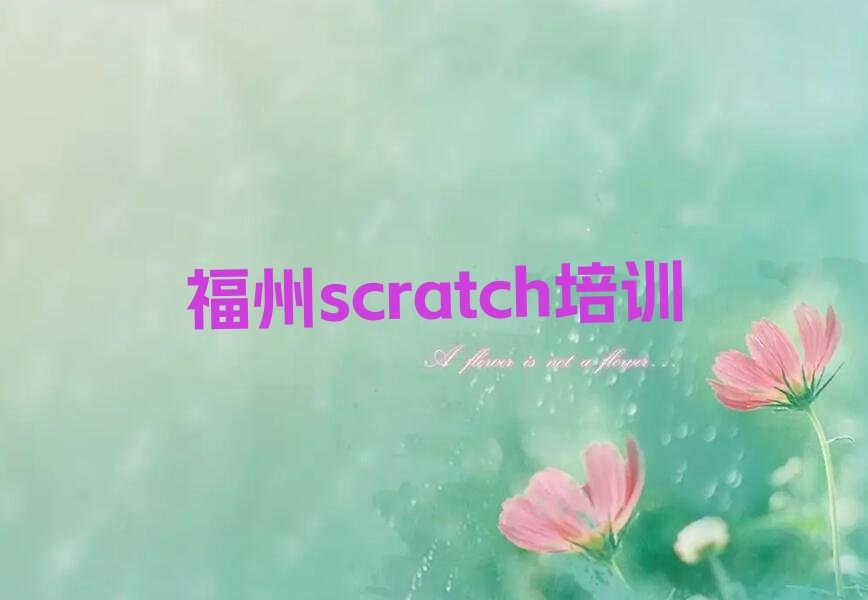 福州晋安区岳峰镇scratch培训学校