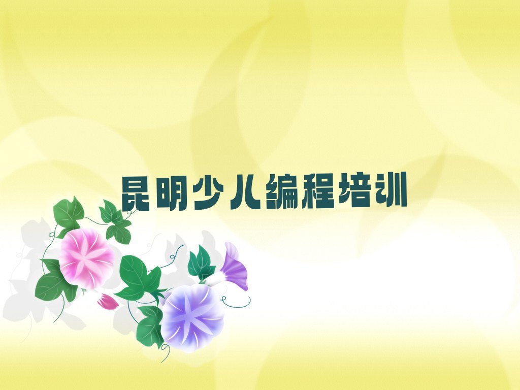 十大昆明东川区幼儿编程培训学校学费一般多少钱排行榜