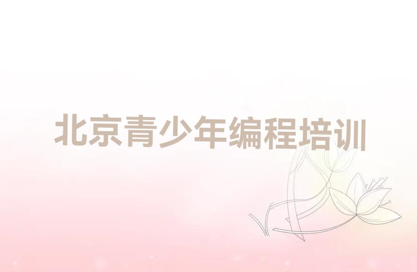 十大北京密云区青少年编程一对一辅导班有什么优势实力名单一览排行榜排行榜