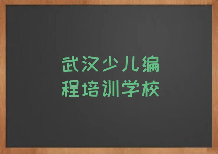 十大武汉学小孩编程需要怎么学排行榜名单公布一览表排行榜