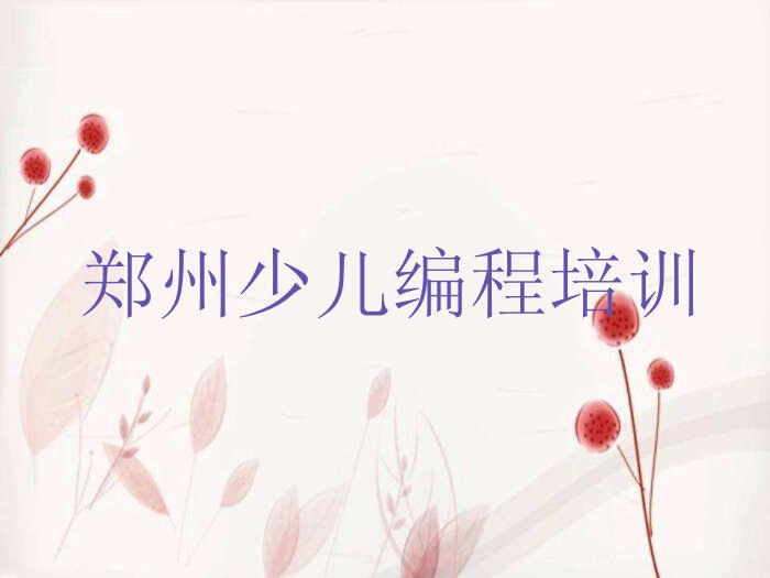 十大郑州排名前十的noip课程辅导机构排行榜