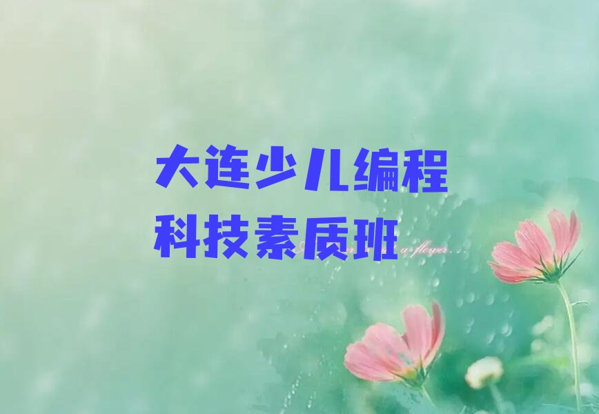 十大大连少儿编程科技素质班排行榜