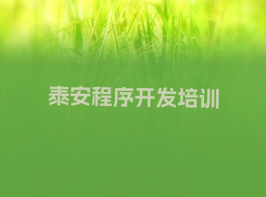 泰安泰山区财源街道Python人工智能培训学校
