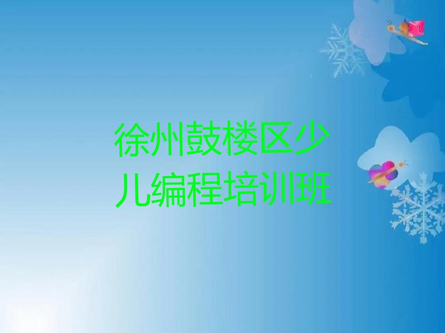 徐州鼓楼区少儿编程培训班