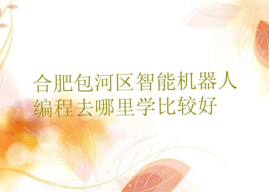 合肥包河区少儿编程培训学校