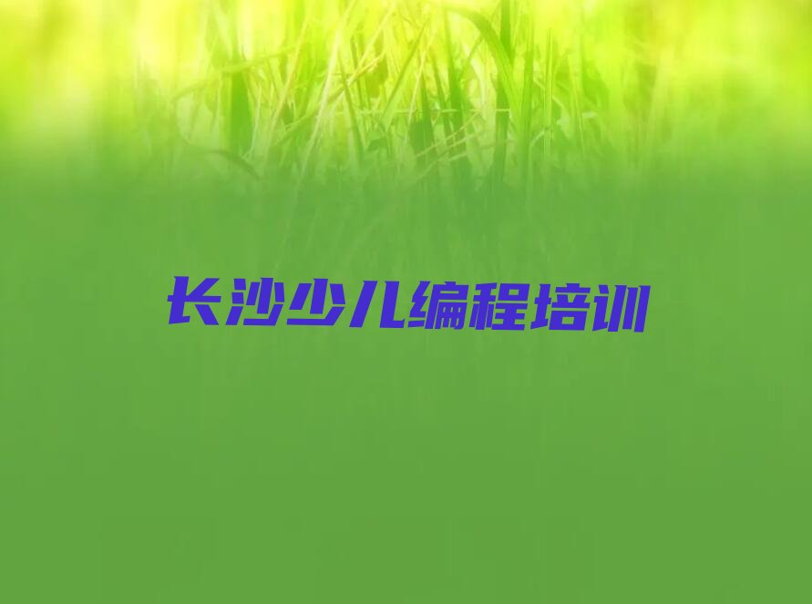 长沙雨花区少儿编程培训中心