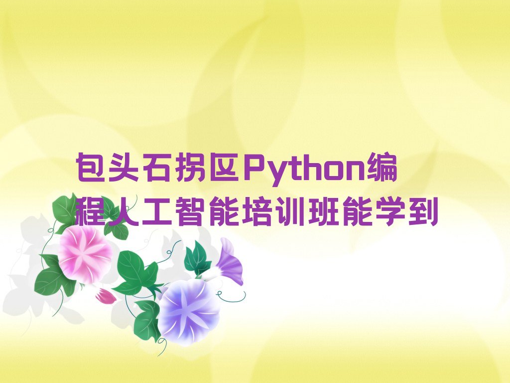 包头石拐区工业园区管理委员会少儿编程培训学校