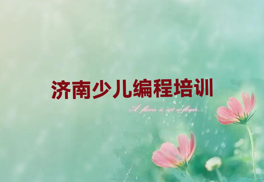 十大济南钢城区少儿编程学校培训排行榜