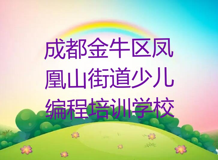 成都金牛区凤凰山街道少儿编程培训学校