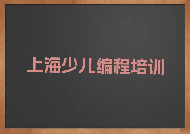 十大上海幼儿编程培训名单精选一览排行榜排行榜