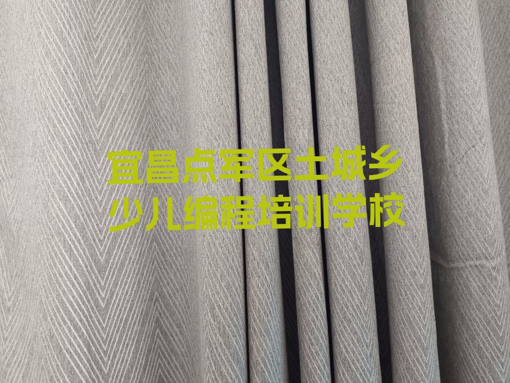 宜昌点军区土城乡少儿编程培训学校