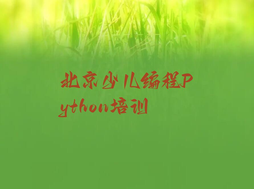 少儿编程Python